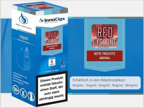 InnoCigs E-Liquids - 10ml - red cyclone - Rote Früchte