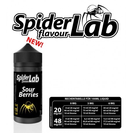 Spider Lab - 10ml - Sour Berrys
