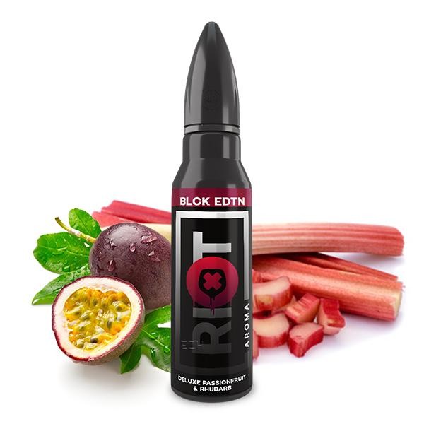 Riot Squad Aroma - Black Edition Deluxe Passionfruit & Rhubarb 5ml