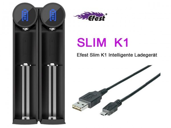 Efest SLIM K2 2-Schacht Li-Ion-Akkuladegerät