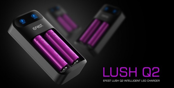 Efest Lush Q2 Akku-Schnellladegerät mit integrierten Netzteil
