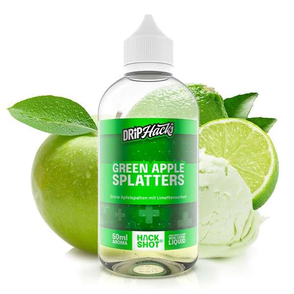 Drip Hacks Aroma - Green Apple Splatters 10ml