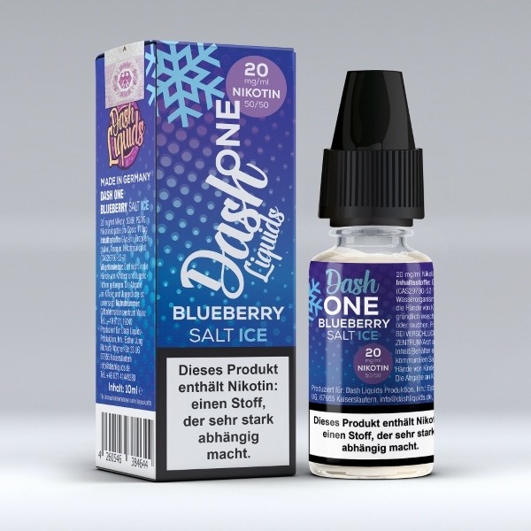 Dash One - Blueberry ICE 10ml Liquid 20mg/ml