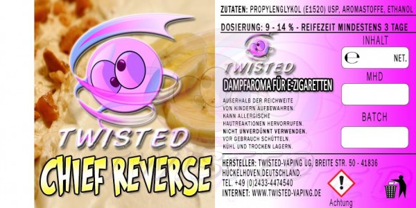 Twisted Vaping Aroma - 10ml - Chief Reverse