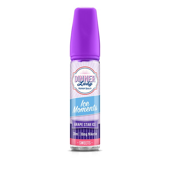 Dinner Lady Ice Moments Aroma - Grape Star ICE - Longfill 20ml
