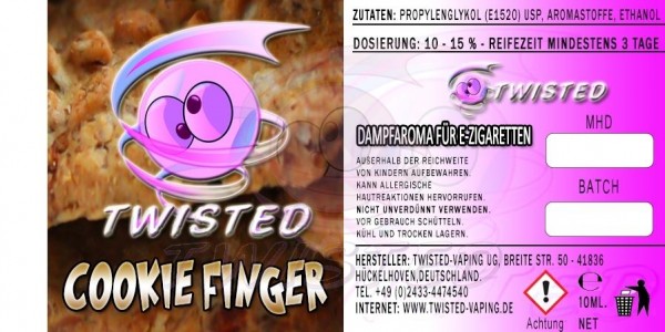Twisted Vaping Aroma - 10ml - Cookie Finger